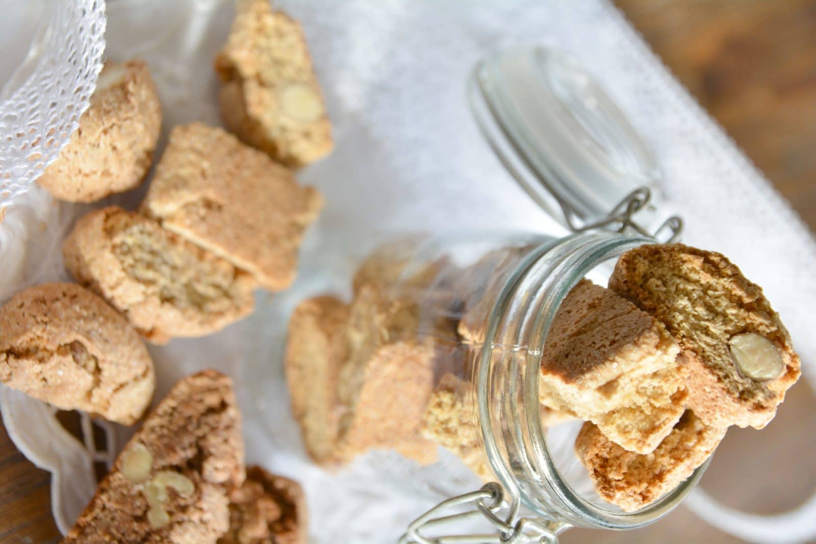 Cantuccini-Bäckerei - drei Varianten