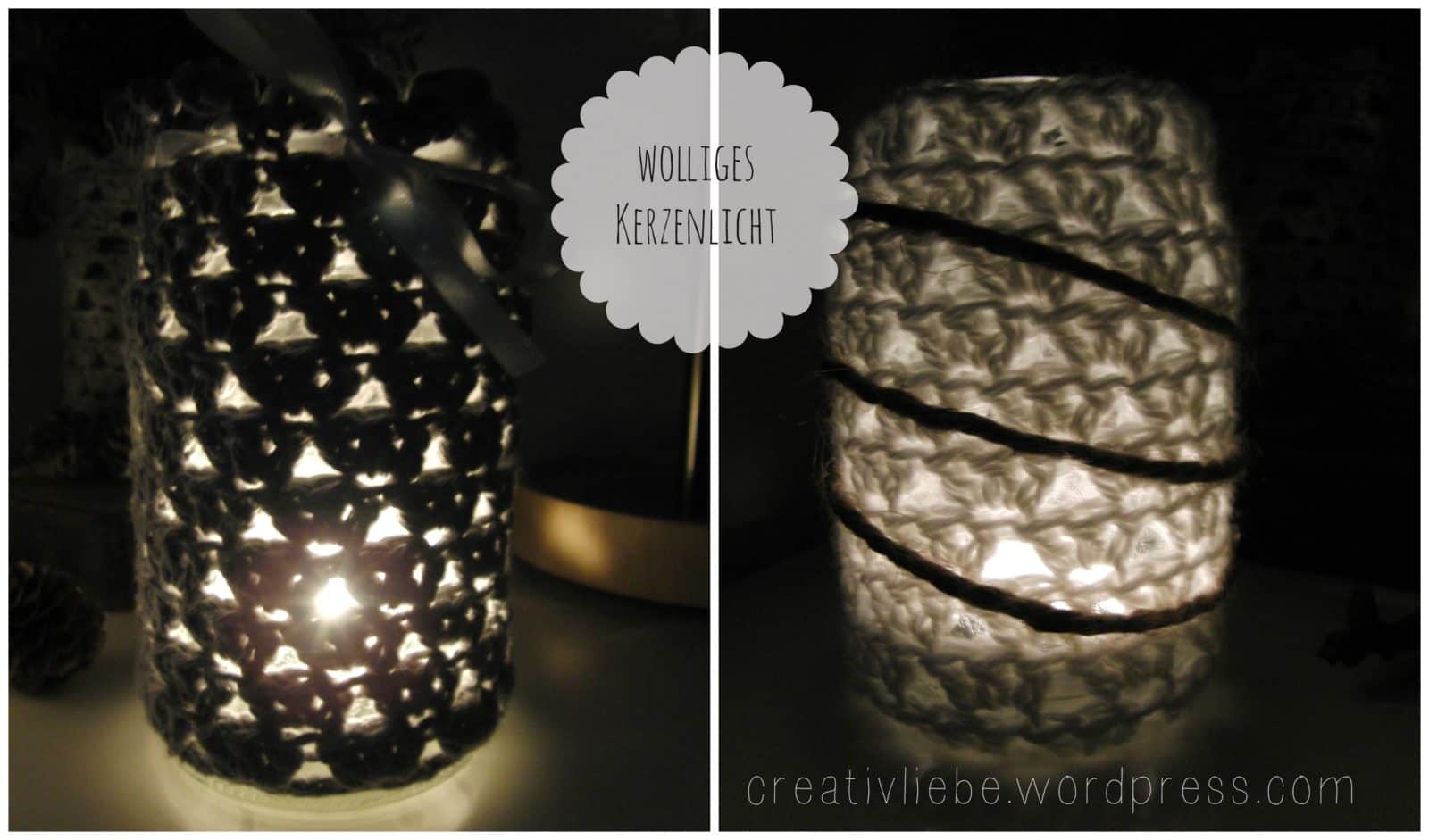Wolliges Kerzenlicht