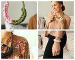 Armbänder- und Kettenstricken mit den Fingern