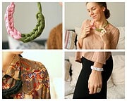 Armbänder- und Kettenstricken mit den Fingern