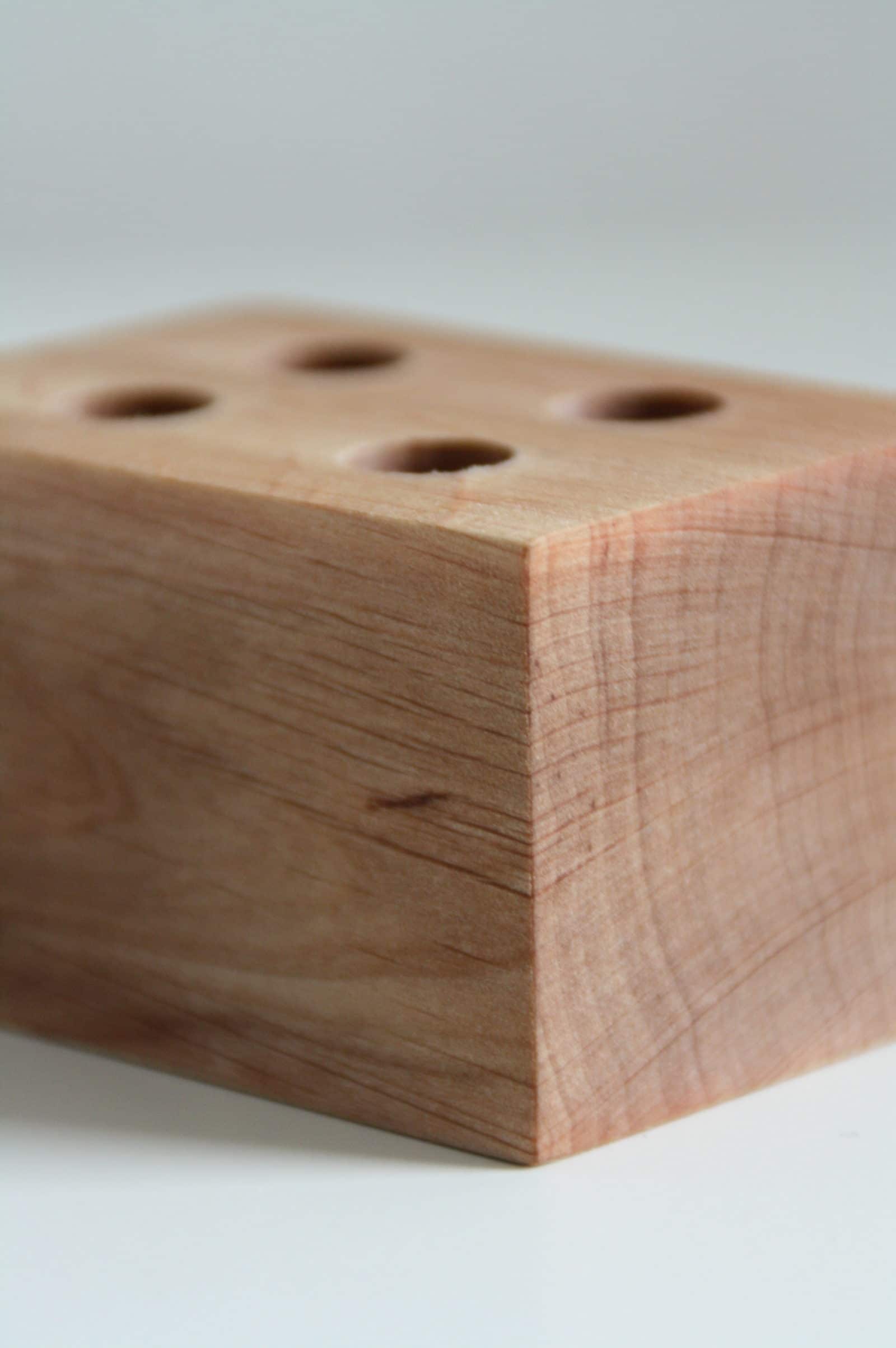 DIY Stiftehalter aus Holz