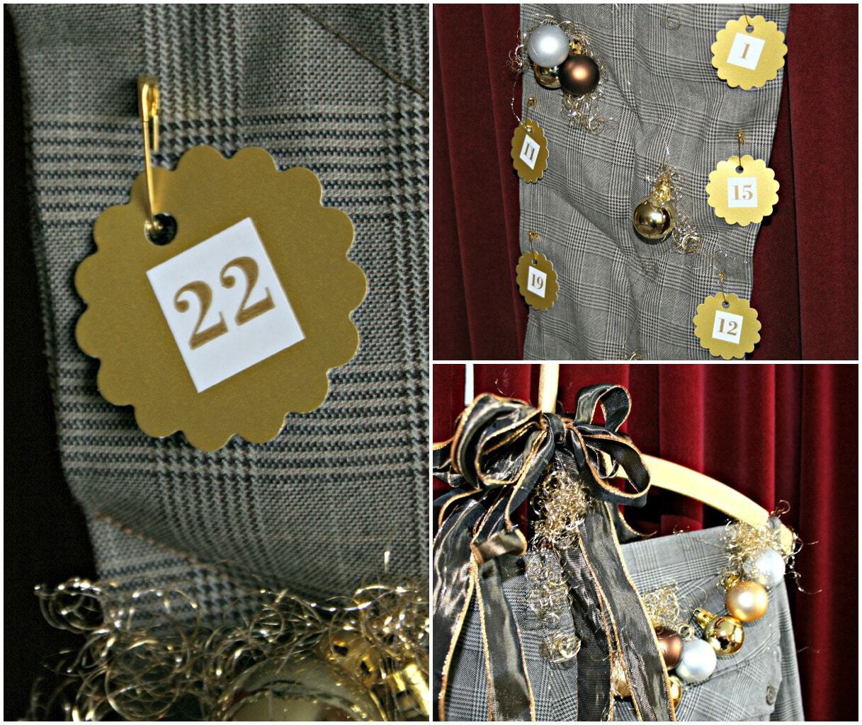 Adventskalender aus einer Hose