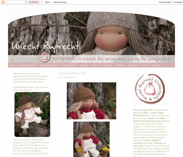 Knecht Ruprecht Waldorfdolls – Puppenmanufaktur in Waldorftradition