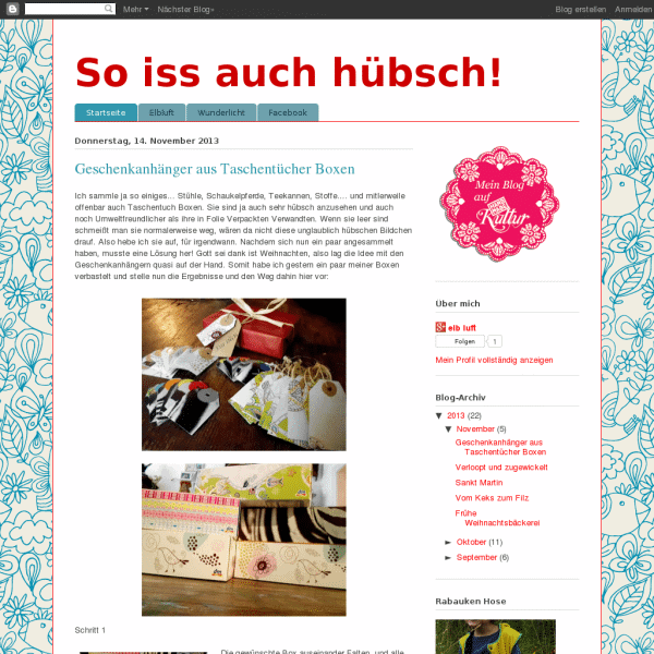 So iss auch hübsch