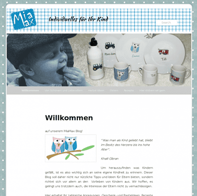 Individuelles für's Kind