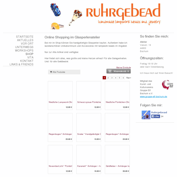 Glasperlenatelier Ruhrgebead Glasperlenatelier Ruhrgebead