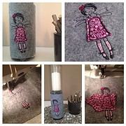 DIY Filzjäckchen für die Vase