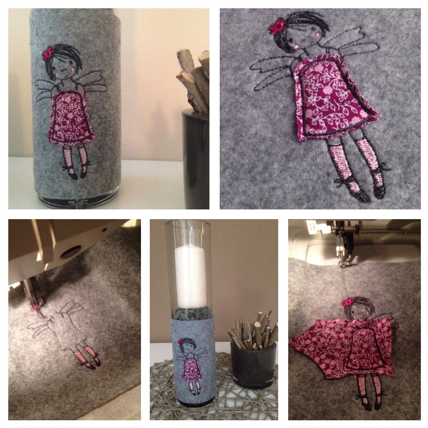 DIY Filzjäckchen für die Vase