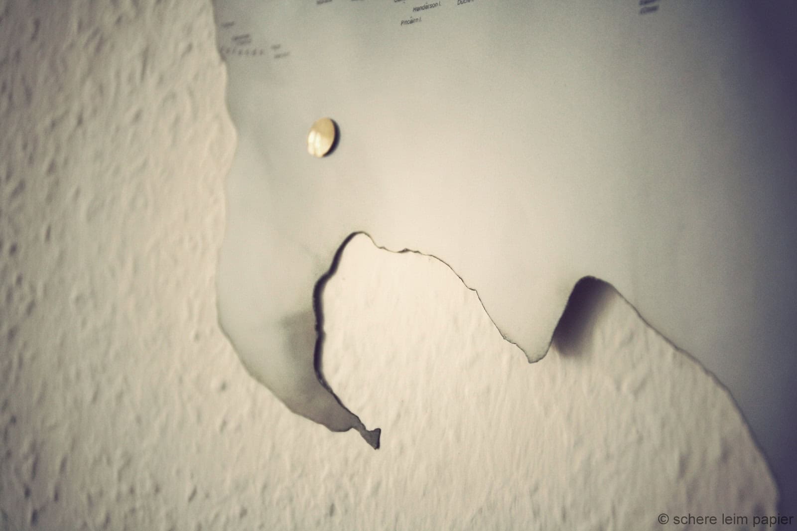 Vintage-Weltkarte