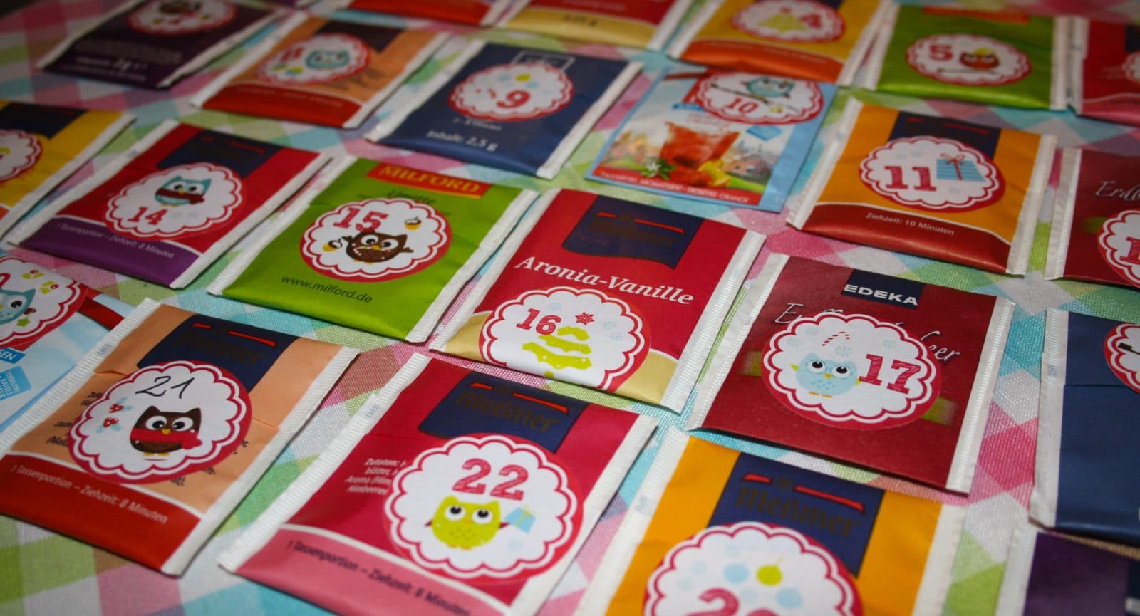 Adventskalender mit Tee