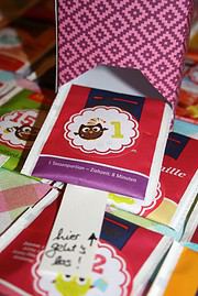 Adventskalender mit Tee