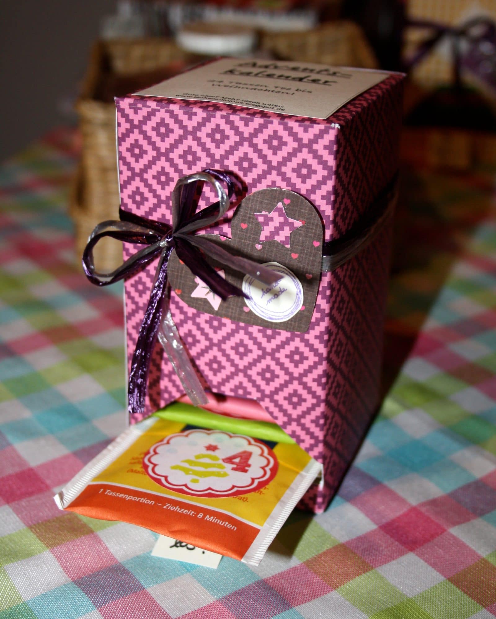 Adventskalender mit Tee