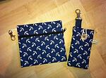 Maritimer Shopper mit Innen- und Handytasche zum Einhängen
