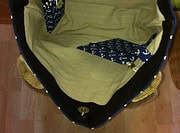 Maritimer Shopper mit Innen- und Handytasche zum Einhängen