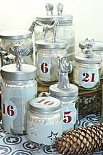 Adventskalender im Glas