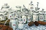Adventskalender im Glas