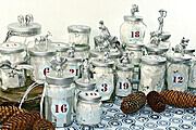 Adventskalender im Glas