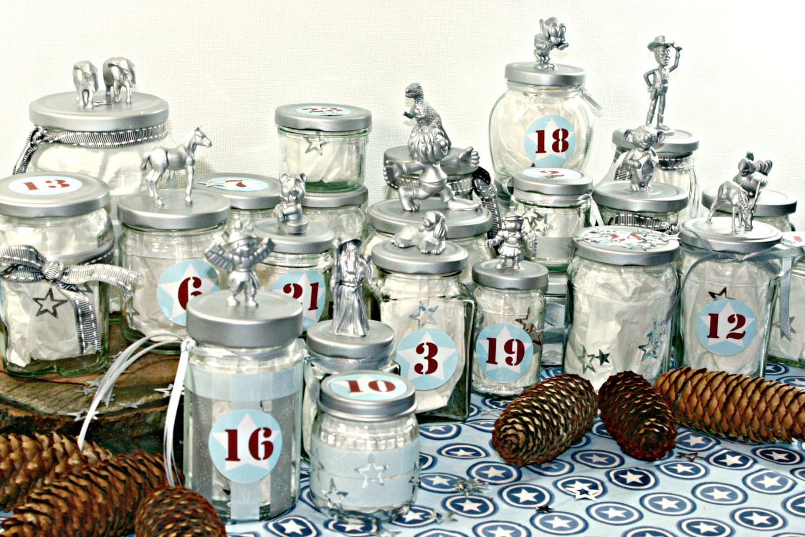 Adventskalender im Glas