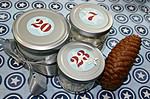 Adventskalender im Glas