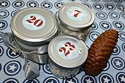 Adventskalender im Glas