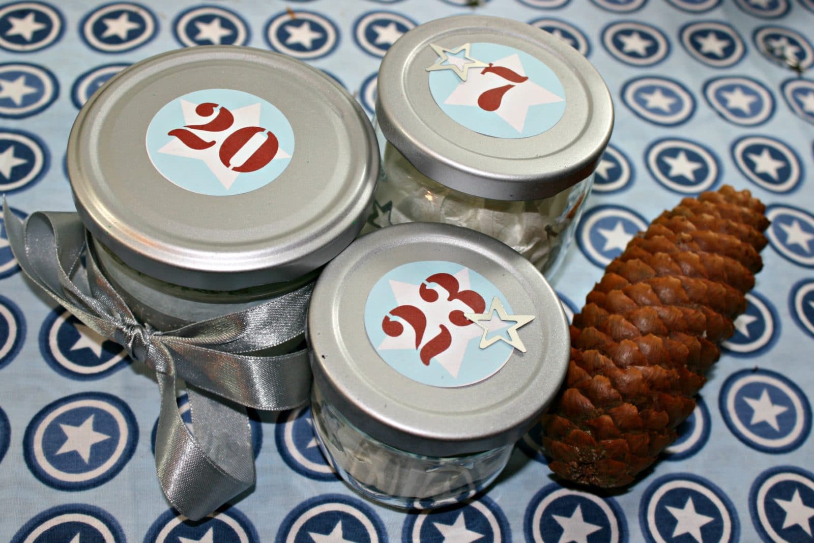 Adventskalender im Glas