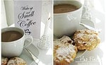 Kerzenständer aus Draht und Perlen