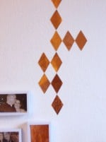 DIY Kerzen Deko und Wandsticker im Kupfer Look