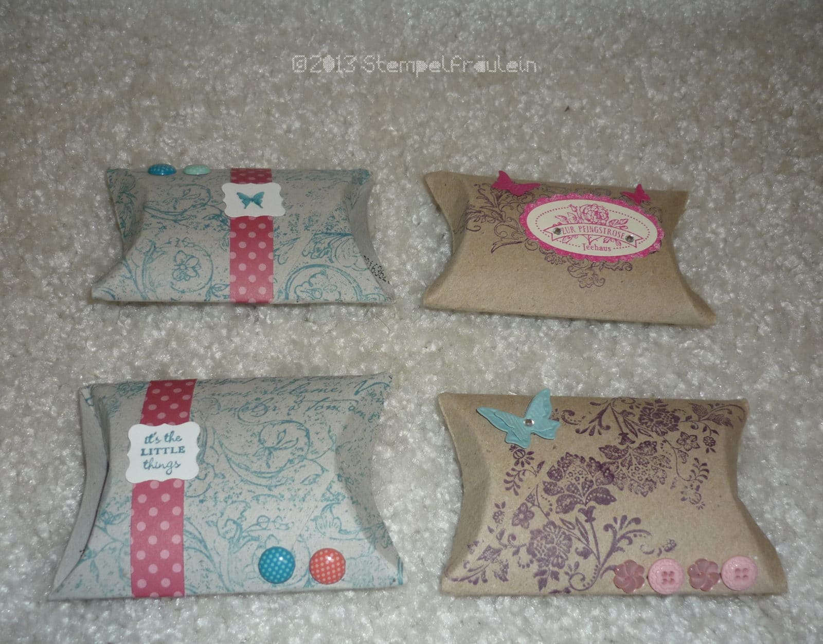 ♥Upcycling: süße+einfache Geschenkbox aus Klopapierrollen♥