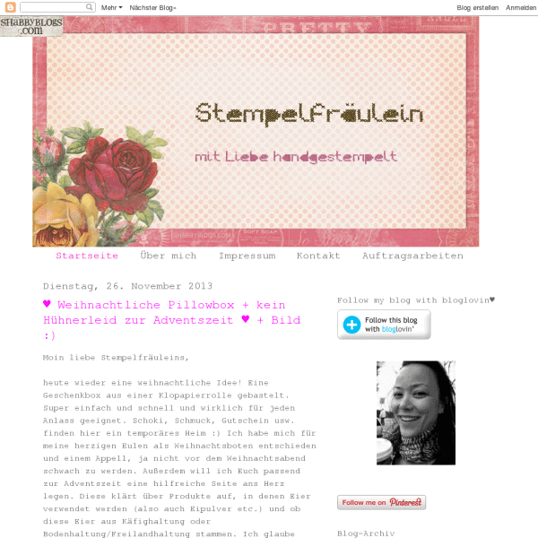 Stempelfräulein – mit Liebe handgestempelt