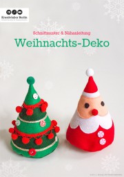 Weihnachtsmann und Weihnachtsbaum aus Filz