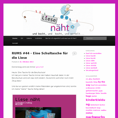 Liese näht - Nähen und das alltägliche Leben