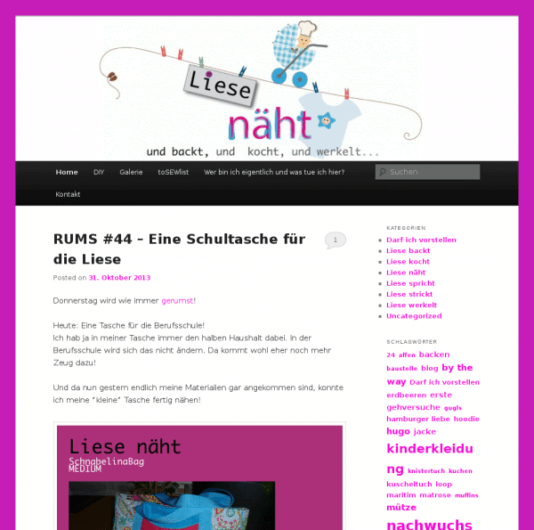 Liese näht – Nähen und das alltägliche Leben