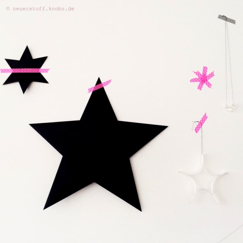 Stern basteln ::: Upcycling DIY