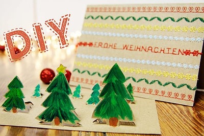 DIY Weihnachtskarten Videoanleitung