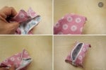 Tatüta (Taschentüchertasche) mit Reißverschluss