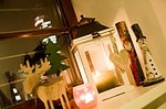 Weihnachtsdekoration mit Naturmaterialien Landhausstil