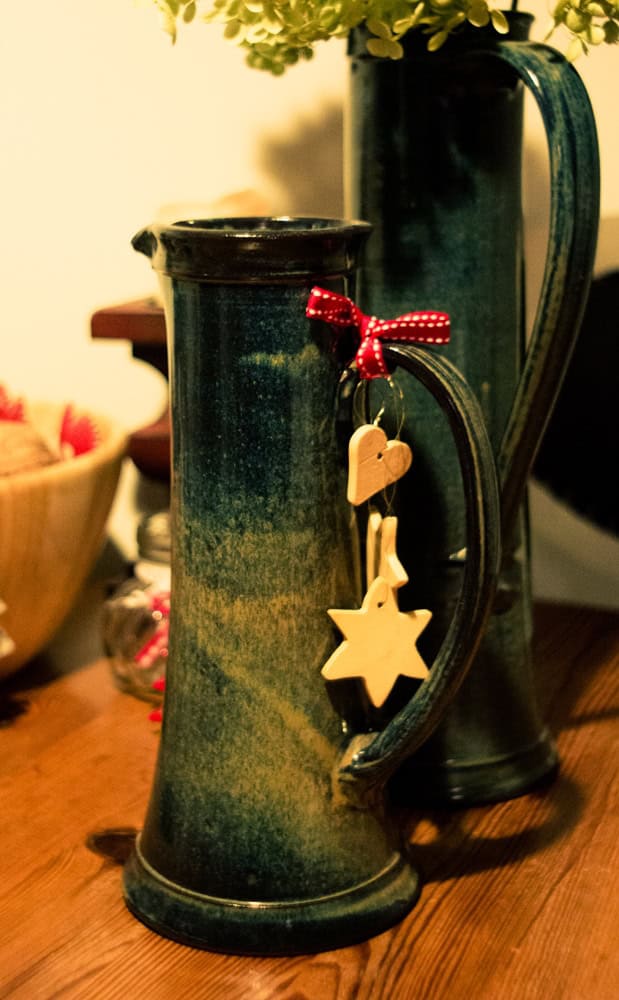 Weihnachtsdekoration mit Naturmaterialien Landhausstil