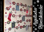 Magnetischer Adventskalender aus IKEA Behältern