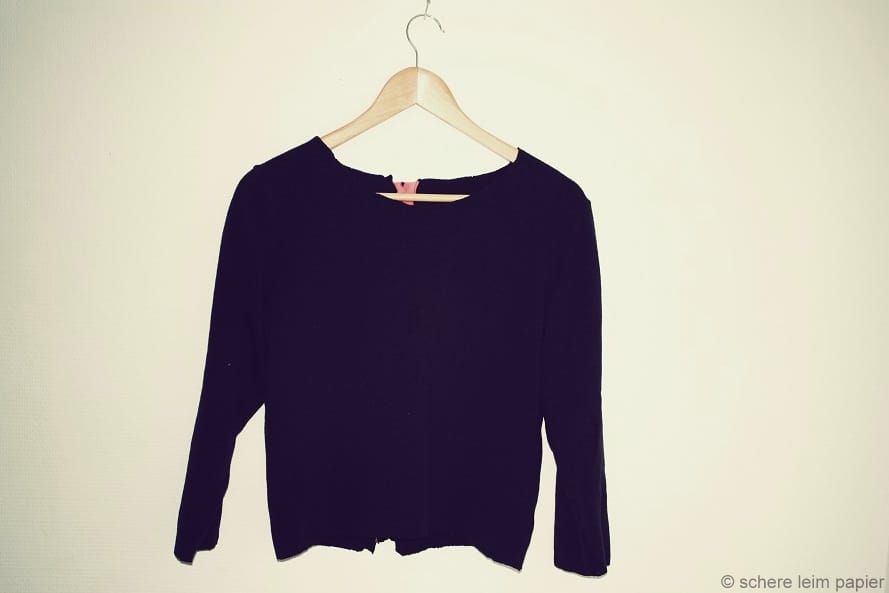 DIY Neon-Strick aus Herrenpullover