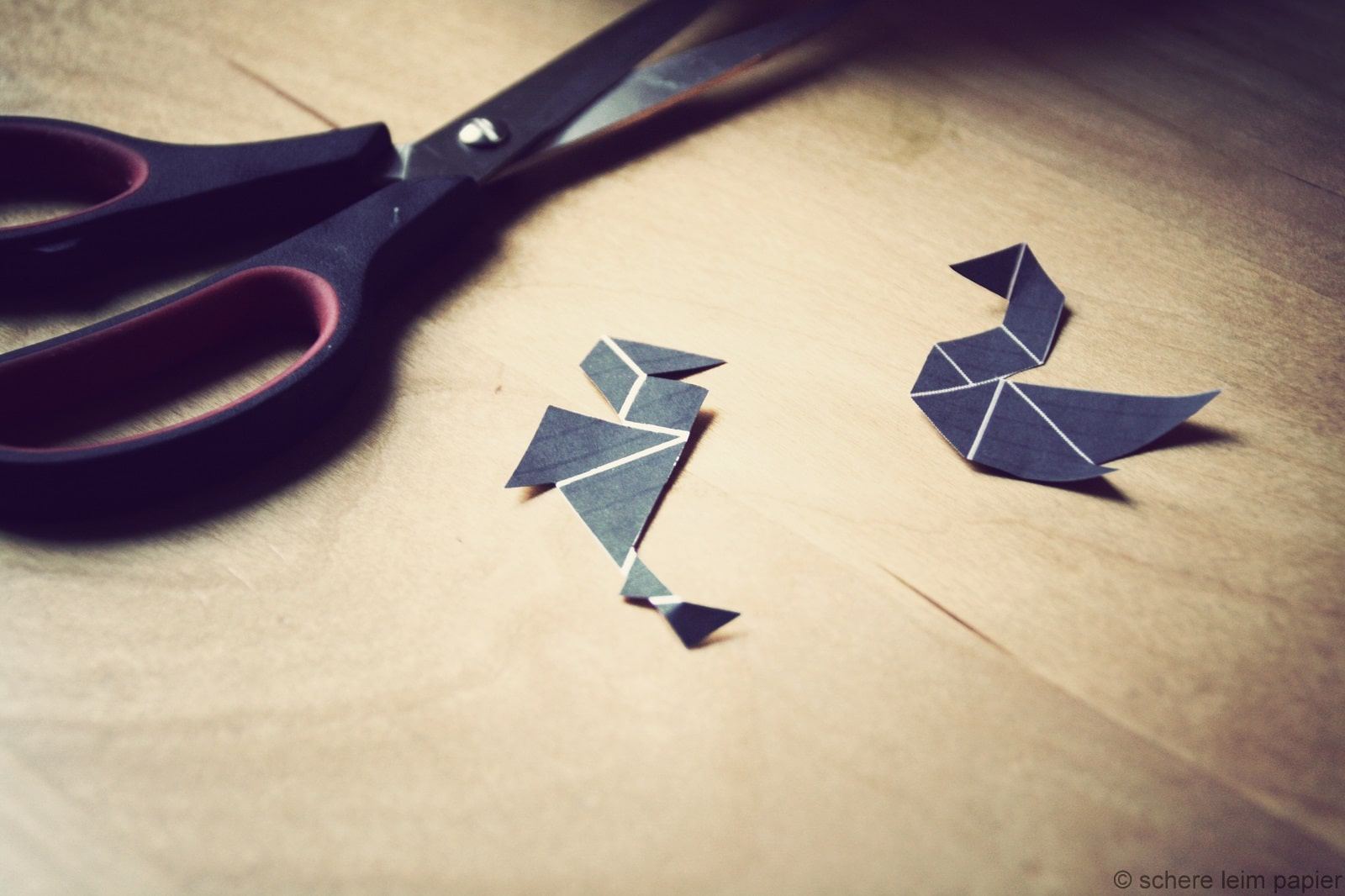 Tangram Porzellanmalerei