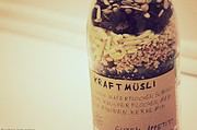 Geschenk in letzter Minute: Müsli in der Flasche