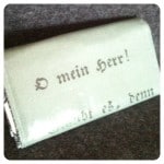 Portemonnaie Ein Goethegruss