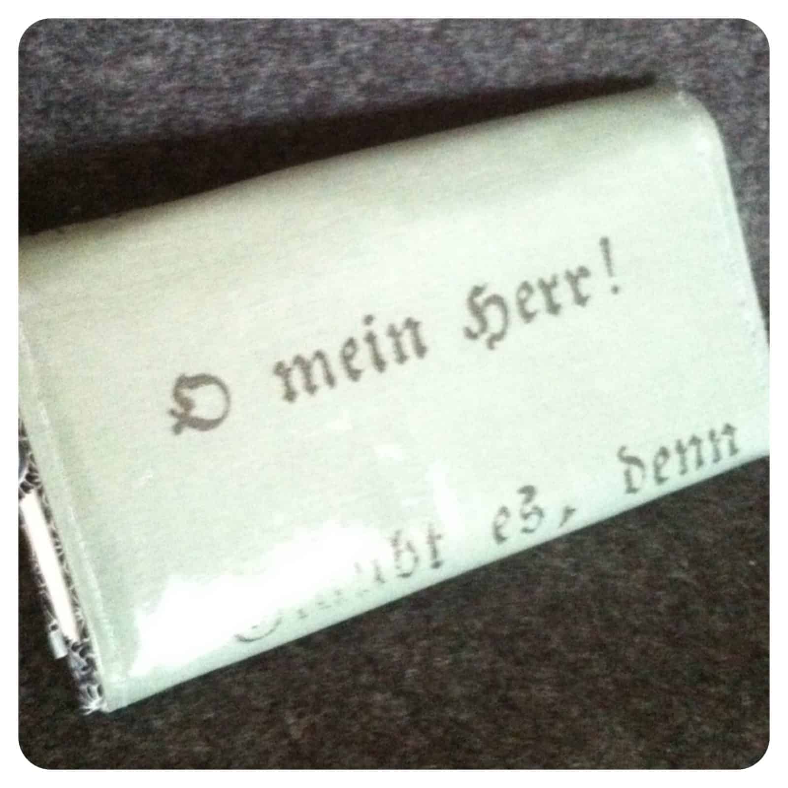 Portemonnaie Ein Goethegruss