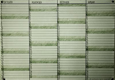 Wandkalender selbstgemacht