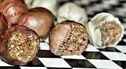 Spekulatius-, Pfeffernuss- und Lebkuchen-Cake Balls