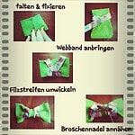 Easy Peasy Schleifenbrosche