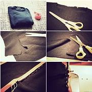 DIY Neon-Strick aus Herrenpullover