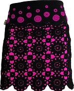 Häkelrock mit Durchblick