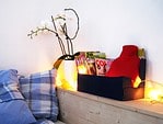 Zeitschriftenbox aus Milchkarton
