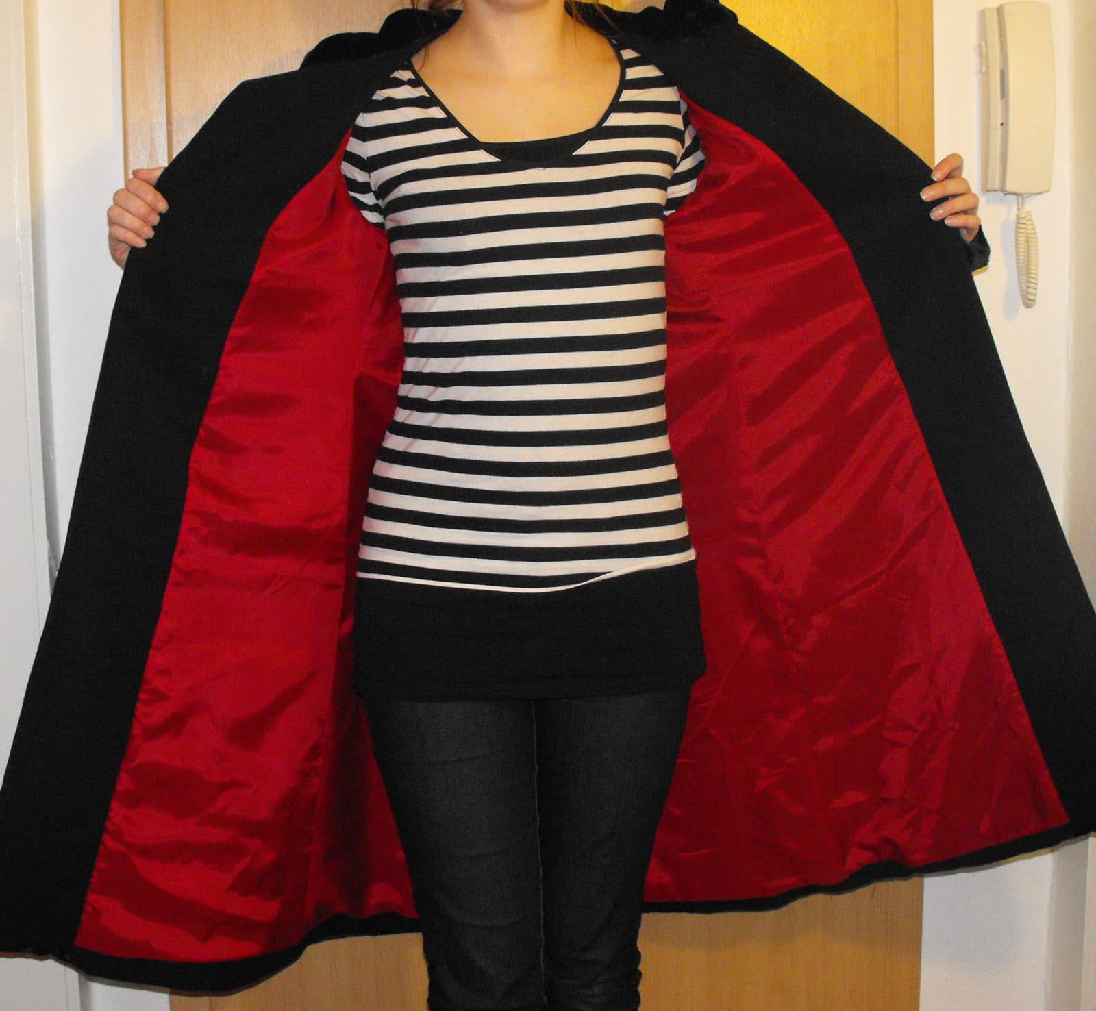 Elegante Johanna mit Webpelz